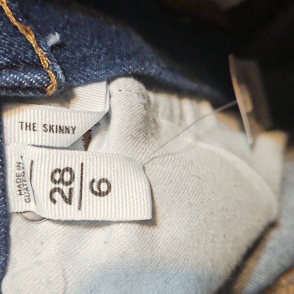 LOFT Dark Blue Skinny Jeans - Picture 9 of 12